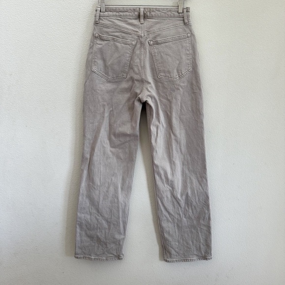 Abercrombie & Fitch High Rise 90s Relaxed Jean in Oat 28 - Picture 4 of 4
